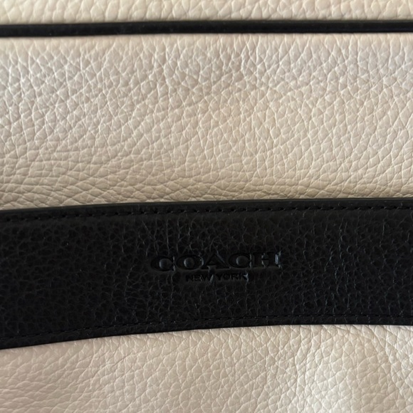 Coach Charles Leather Camera Messenger Bag - F26077 - White/Black - Picture 5 of 13